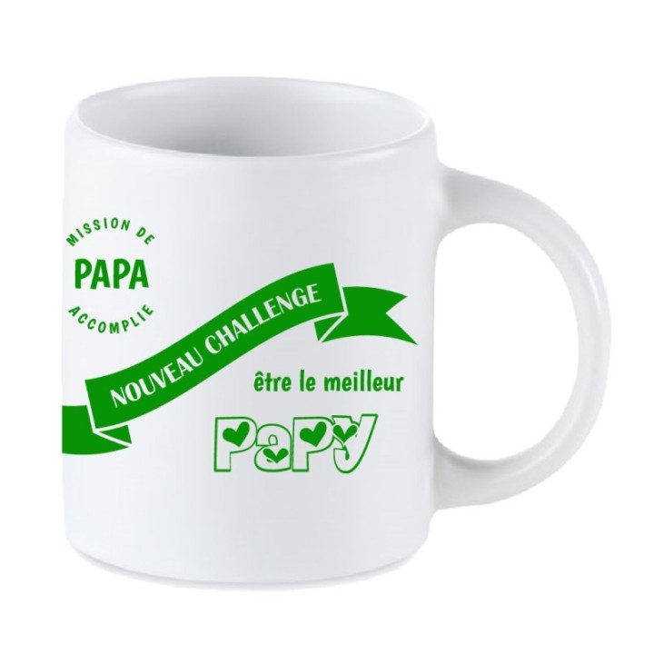Tip Top Tshirt - Mug Nouveau challenge : Meilleur Papy - Made in France