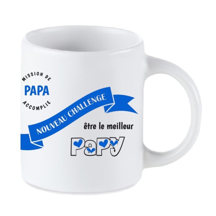 Tip Top Tshirt - Mug Nouveau challenge : Meilleur Papy - Made in France