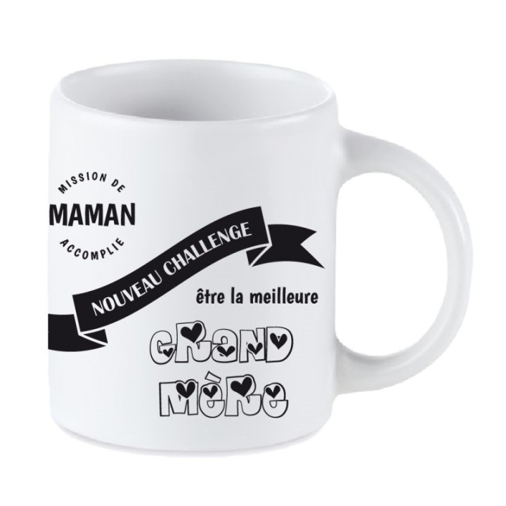 Tip Top Tshirt - Mug Nouveau challenge : Meilleure Grand-mère - Made in France