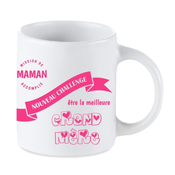 Tip Top Tshirt - Mug Nouveau challenge : Meilleure Grand-mère - Made in France