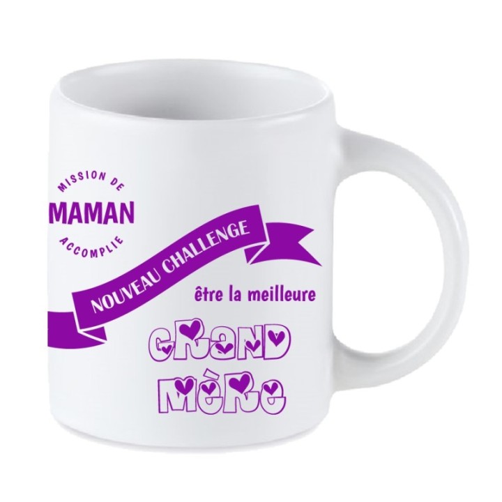 Tip Top Tshirt - Mug Nouveau challenge : Meilleure Grand-mère - Made in France