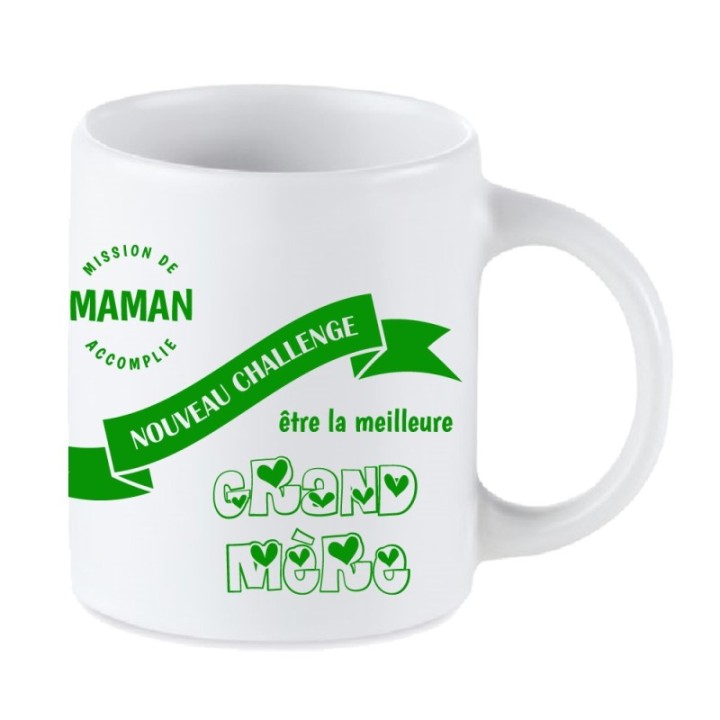 Tip Top Tshirt - Mug Nouveau challenge : Meilleure Grand-mère - Made in France