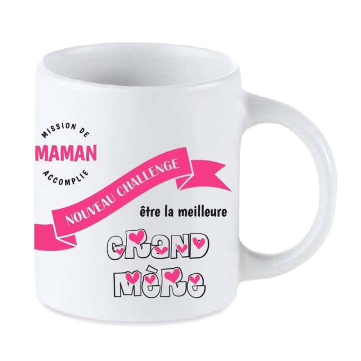 Tip Top Tshirt - Mug Nouveau challenge : Meilleure Grand-mère - Made in France
