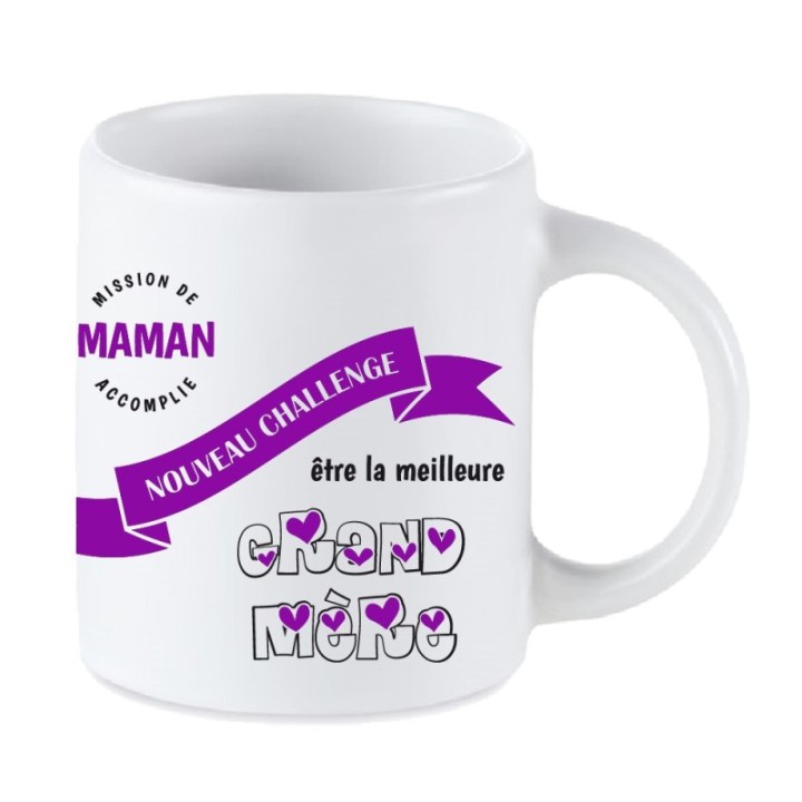 Tip Top Tshirt - Mug Nouveau challenge : Meilleure Grand-mère - Made in France