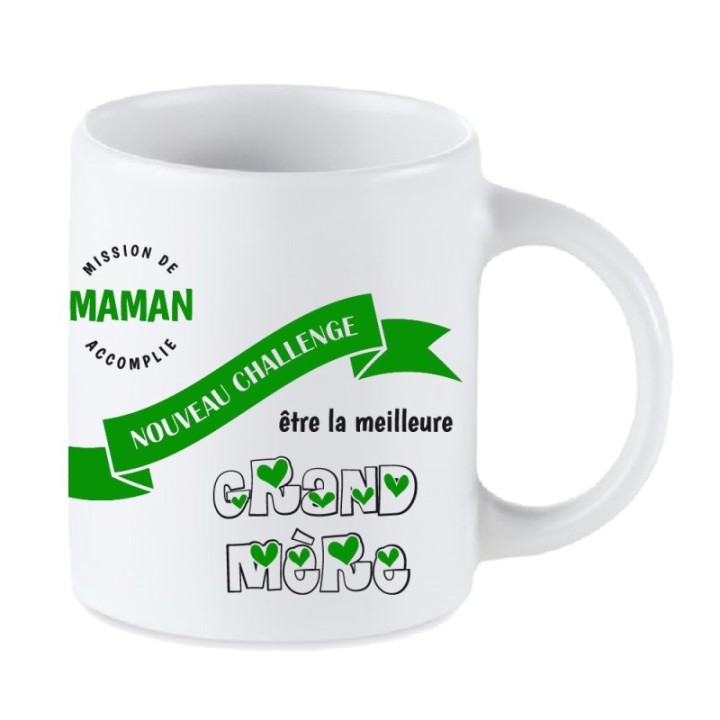 Tip Top Tshirt - Mug Nouveau challenge : Meilleure Grand-mère - Made in France