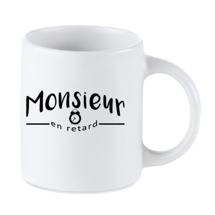 Tip Top Tshirt - Mug Monsieur en retard - Made in France