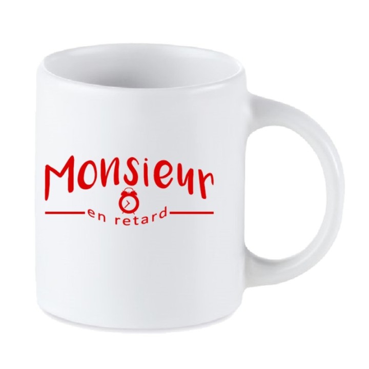 Tip Top Tshirt - Mug Monsieur en retard - Made in France