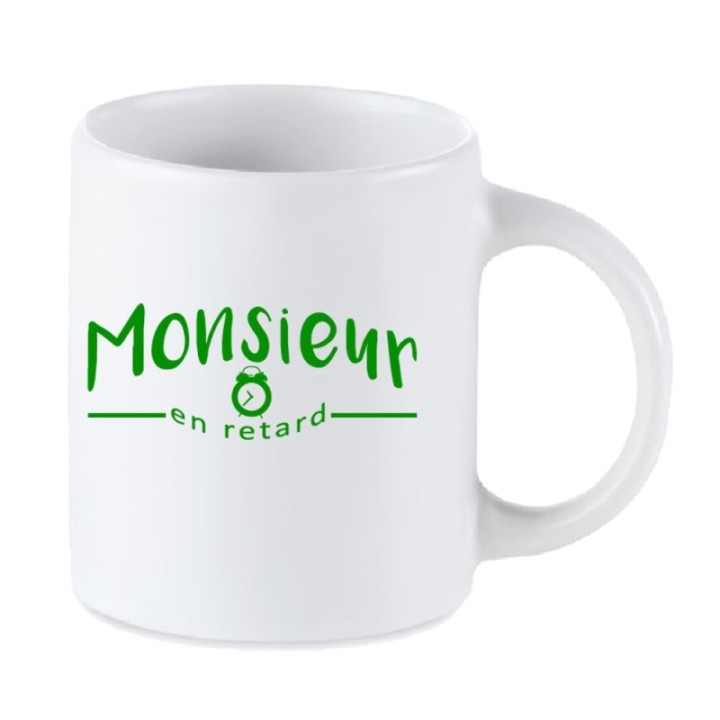 Tip Top Tshirt - Mug Monsieur en retard - Made in France