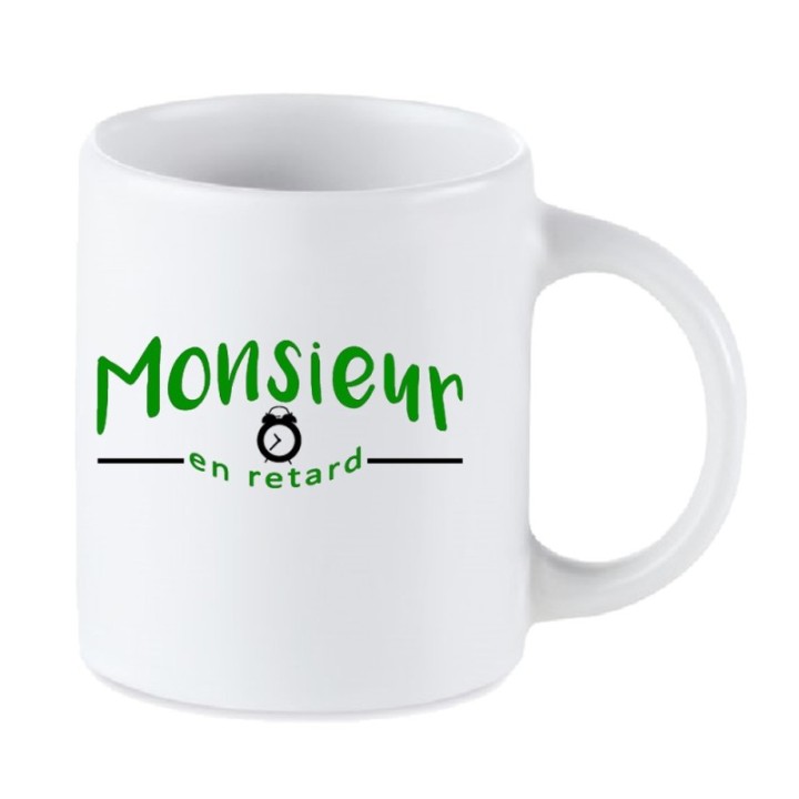 Tip Top Tshirt - Mug Monsieur en retard - Made in France