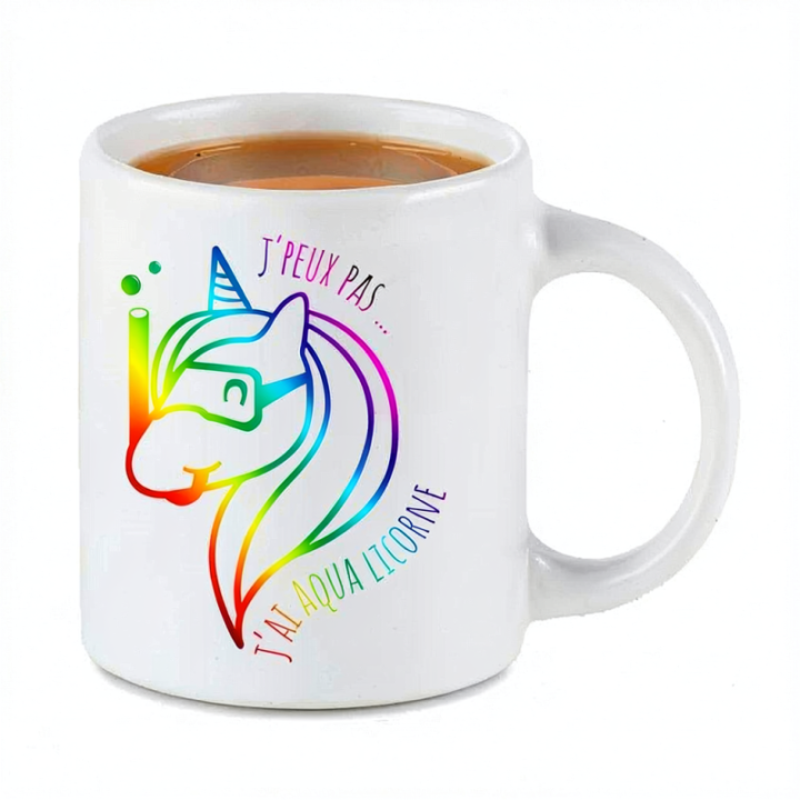 Tip Top Tshirt - Mug J'peux pas j'ai AquaLicorne - Made in France