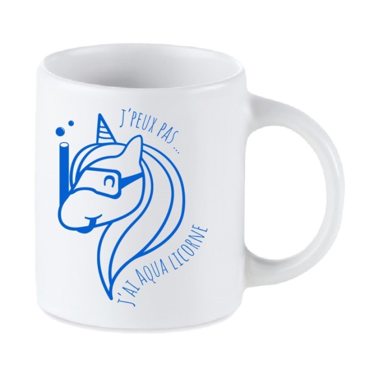 Tip Top Tshirt - Mug J'peux pas j'ai AquaLicorne - Made in France