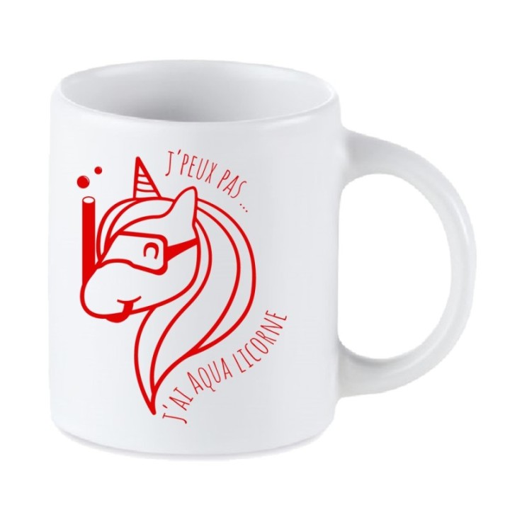 Tip Top Tshirt - Mug J'peux pas j'ai AquaLicorne - Made in France