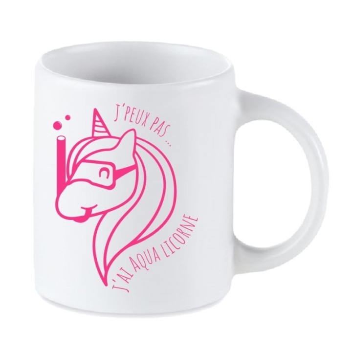 Tip Top Tshirt - Mug J'peux pas j'ai AquaLicorne - Made in France