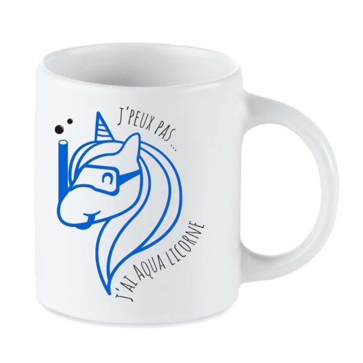 Tip Top Tshirt - Mug J'peux pas j'ai AquaLicorne - Made in France