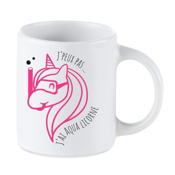 Tip Top Tshirt - Mug J'peux pas j'ai AquaLicorne - Made in France