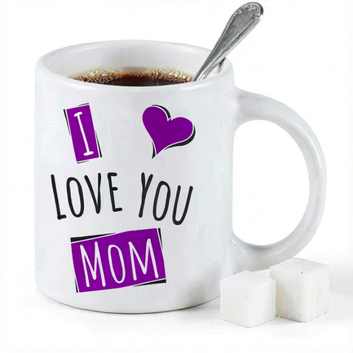 Tip Top Tshirt - Mug I love you Mom - Made in France