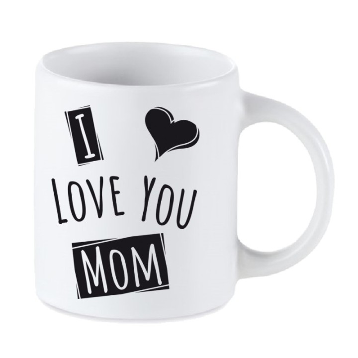 Tip Top Tshirt - Mug I love you Mom - Made in France