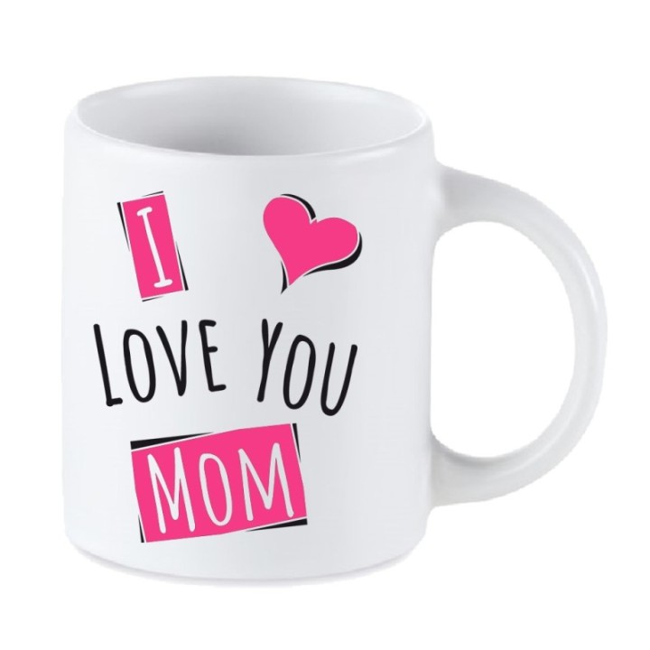 Tip Top Tshirt - Mug I love you Mom - Made in France