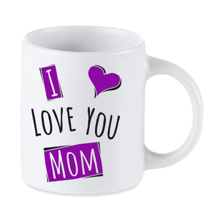 Tip Top Tshirt - Mug I love you Mom - Made in France