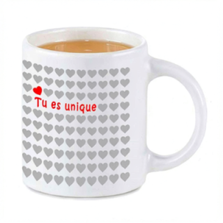 Tip Top Tshirt - Mug Tu es unique - Made in France
