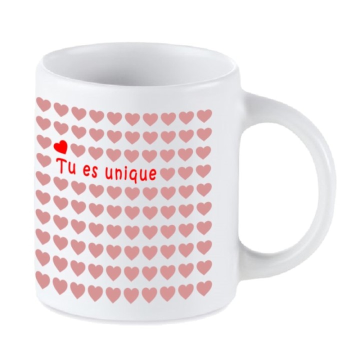 Tip Top Tshirt - Mug Tu es unique - Made in France