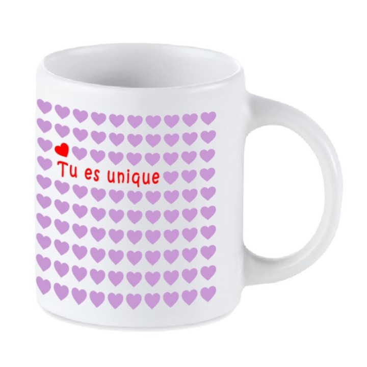 Tip Top Tshirt - Mug Tu es unique - Made in France