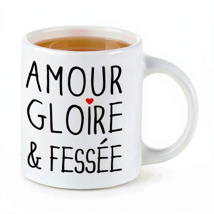 Tip Top Tshirt - Mug Amour Gloire & Fessée - Made in France