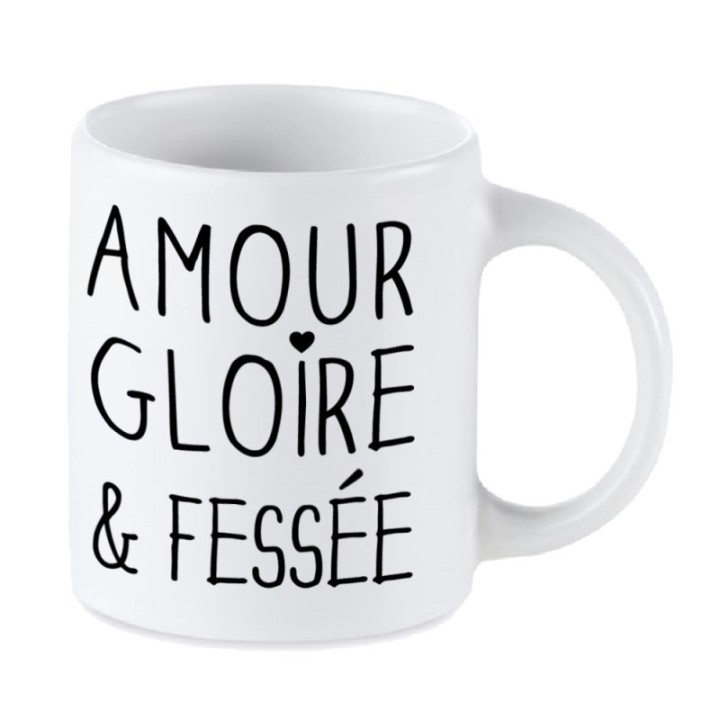 Tip Top Tshirt - Mug Amour Gloire & Fessée - Made in France