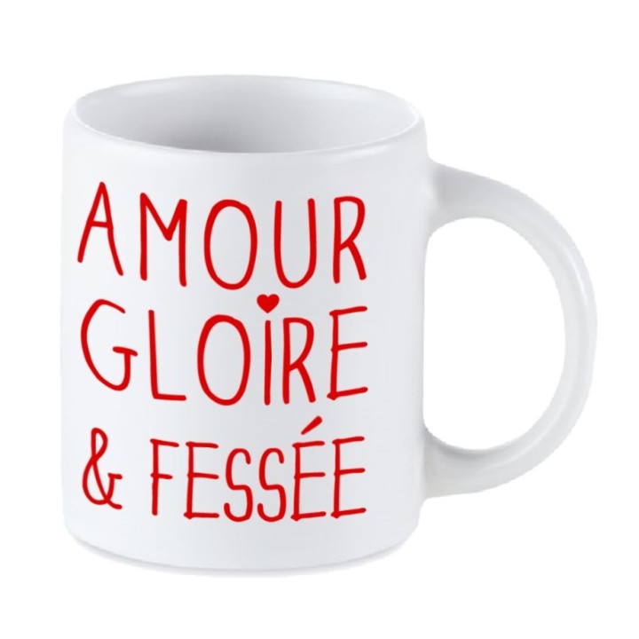 Tip Top Tshirt - Mug Amour Gloire & Fessée - Made in France