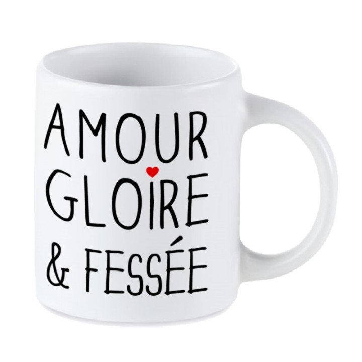 Tip Top Tshirt - Mug Amour Gloire & Fessée - Made in France