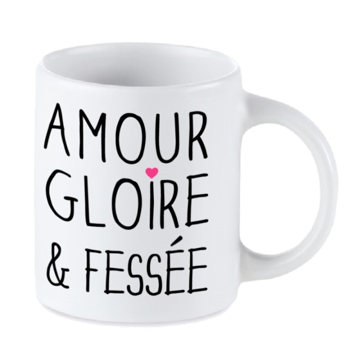 Tip Top Tshirt - Mug Amour Gloire & Fessée - Made in France