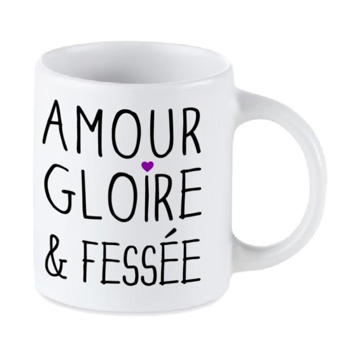 Tip Top Tshirt - Mug Amour Gloire & Fessée - Made in France