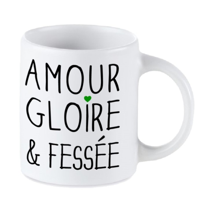 Tip Top Tshirt - Mug Amour Gloire & Fessée - Made in France