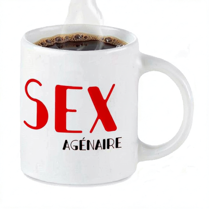 Tip Top Tshirt - Mug SEXagénaire - Made in France