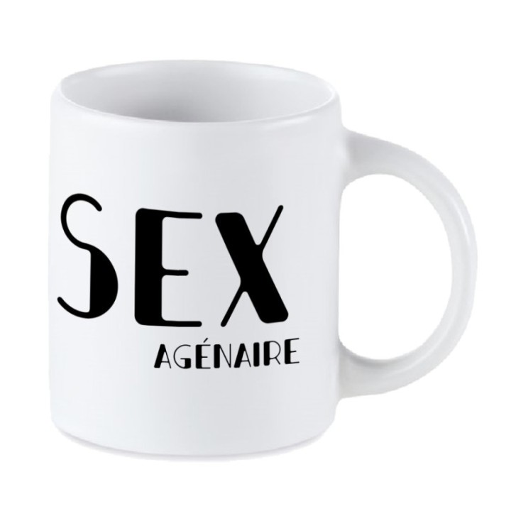 Tip Top Tshirt - Mug SEXagénaire - Made in France