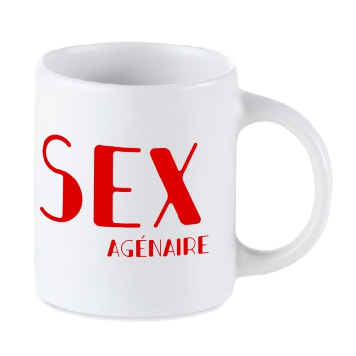 Tip Top Tshirt - Mug SEXagénaire - Made in France
