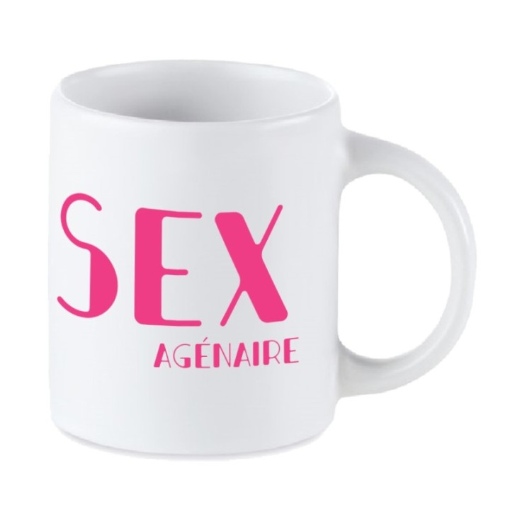 Tip Top Tshirt - Mug SEXagénaire - Made in France