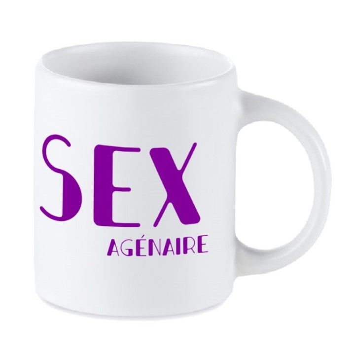Tip Top Tshirt - Mug SEXagénaire - Made in France