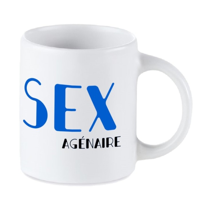 Tip Top Tshirt - Mug SEXagénaire - Made in France