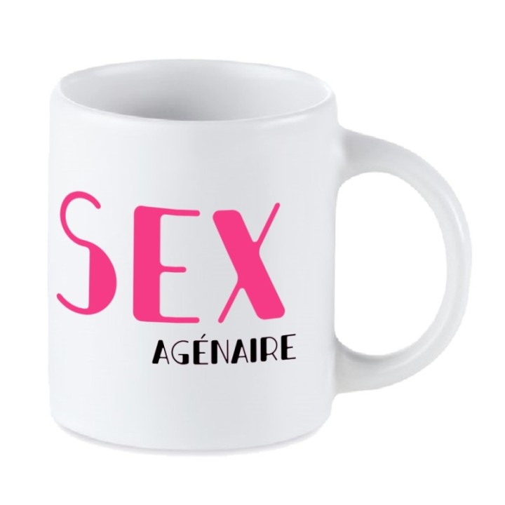 Tip Top Tshirt - Mug SEXagénaire - Made in France