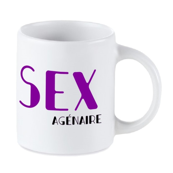 Tip Top Tshirt - Mug SEXagénaire - Made in France