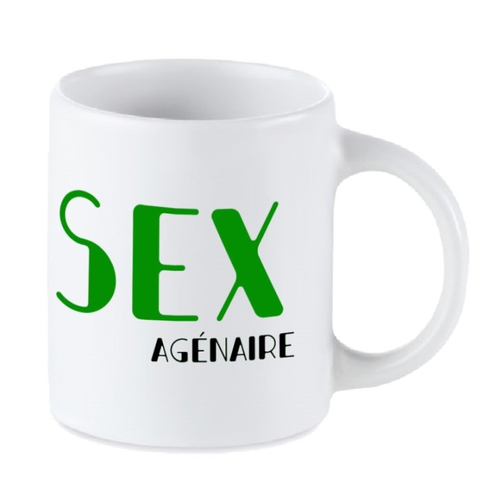 Tip Top Tshirt - Mug SEXagénaire - Made in France
