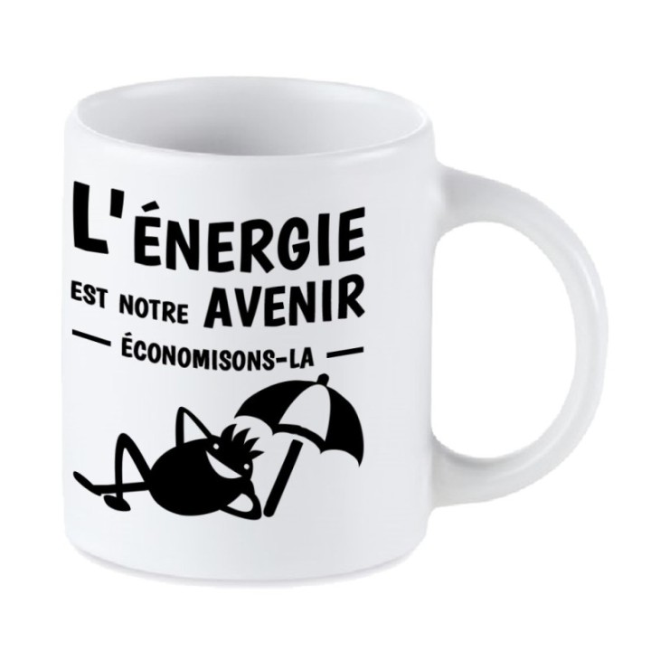 Tip Top Tshirt - Mug L'énergie est notre avenir - Made in France