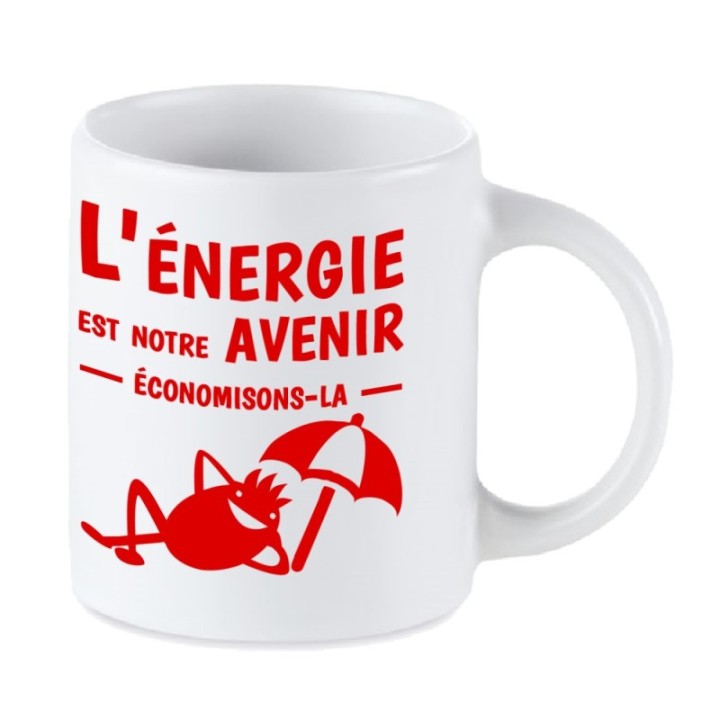 Tip Top Tshirt - Mug L'énergie est notre avenir - Made in France