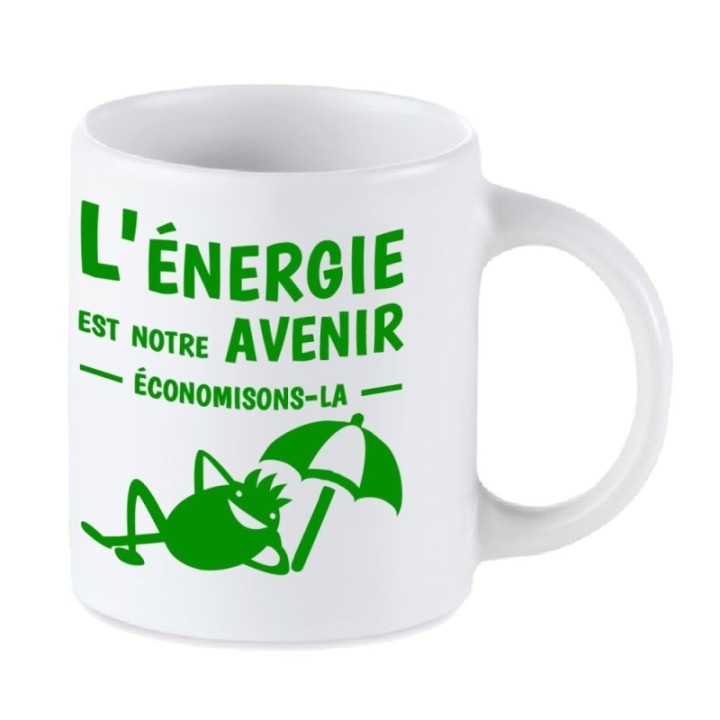 Tip Top Tshirt - Mug L'énergie est notre avenir - Made in France