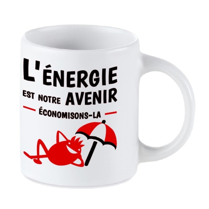 Tip Top Tshirt - Mug L'énergie est notre avenir - Made in France