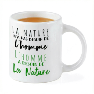 Tip Top Tshirt - Mug La Nature et l'Homme - Made in France