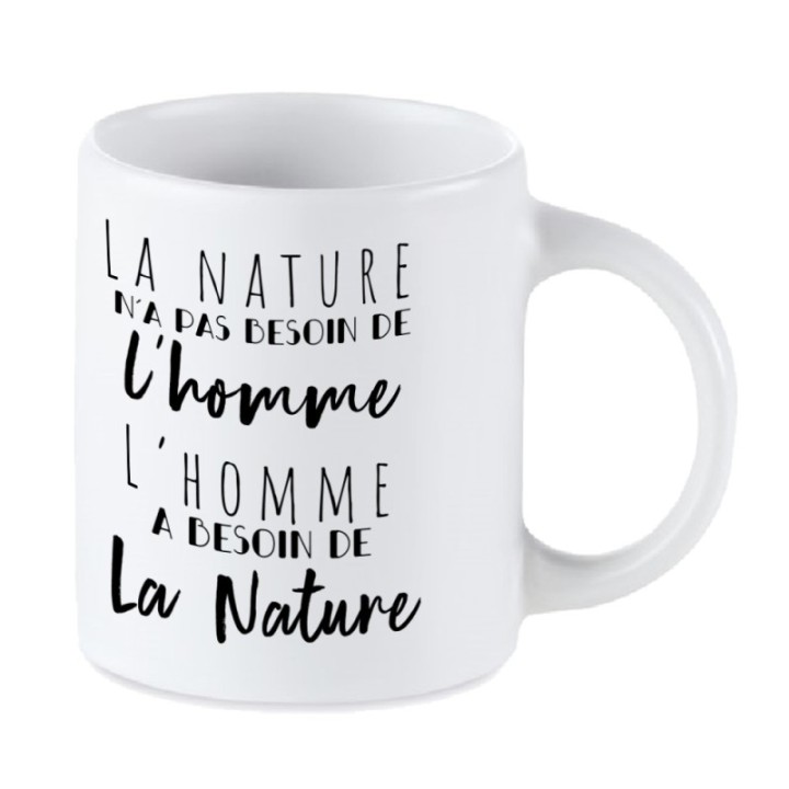 Tip Top Tshirt - Mug La Nature et l'Homme - Made in France