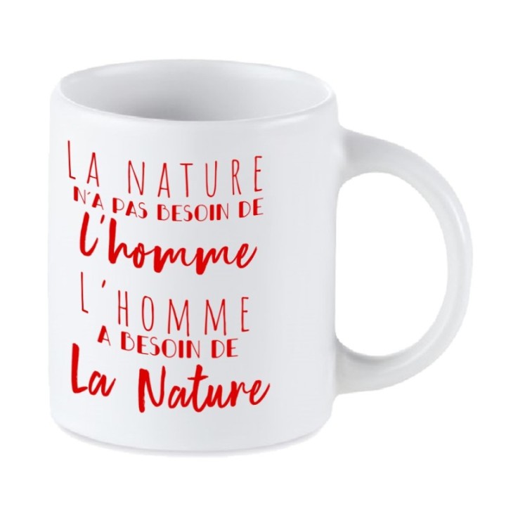 Tip Top Tshirt - Mug La Nature et l'Homme - Made in France