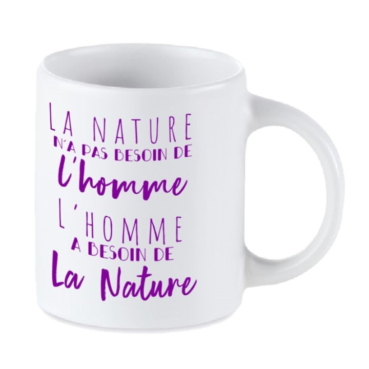 Tip Top Tshirt - Mug La Nature et l'Homme - Made in France